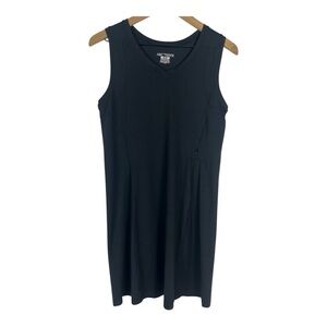 ARC'TERYX Sz M Soltera Sheath Dress V Neck Sleeveless Black